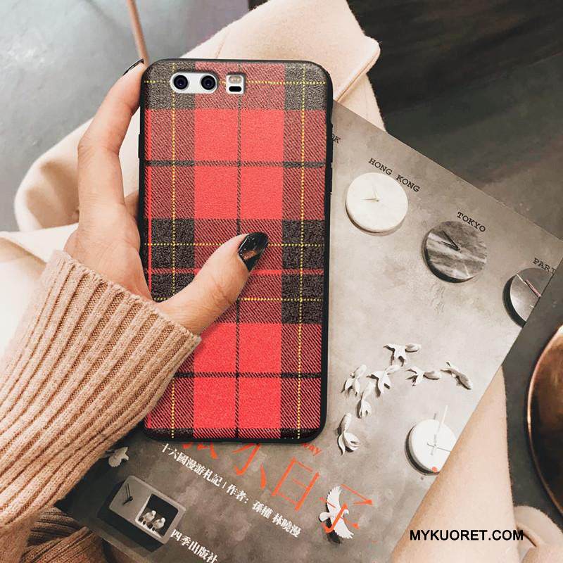 Kuori Huawei P10 Laukut Puhelimen Kuoret Tide-brändi, Kotelo Huawei P10 Luova Punainen Murtumaton