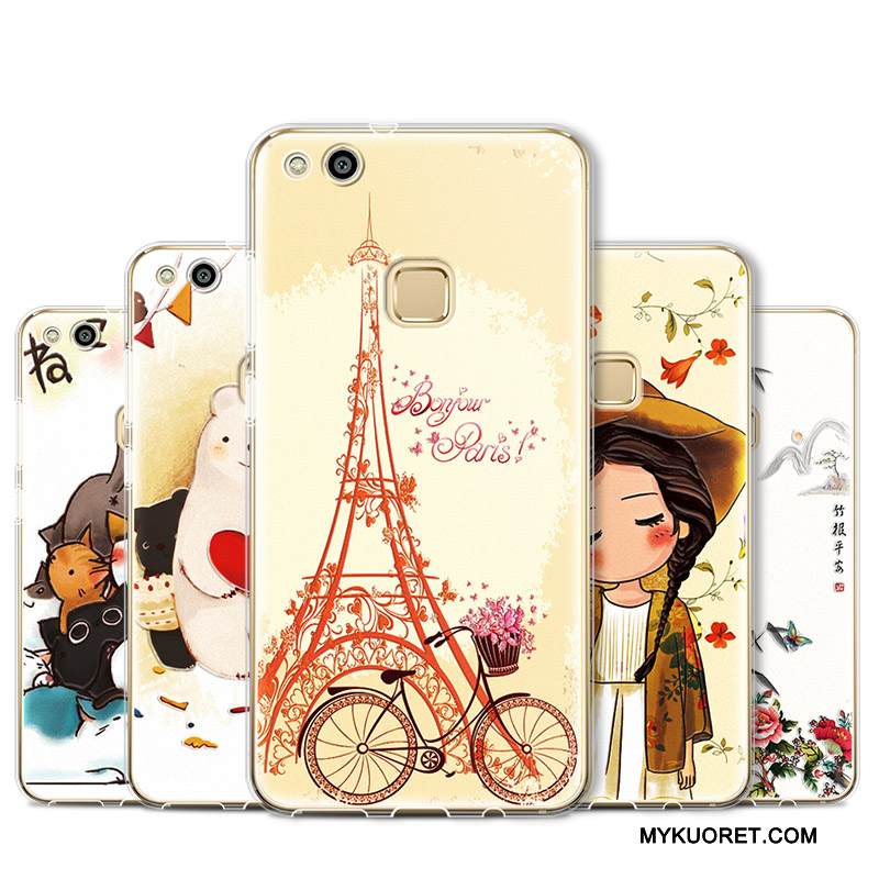 Kuori Huawei P10 Lite Suojaus Keltainen Nuoret, Kotelo Huawei P10 Lite Laukut Vaalean Puhelimen Kuoret