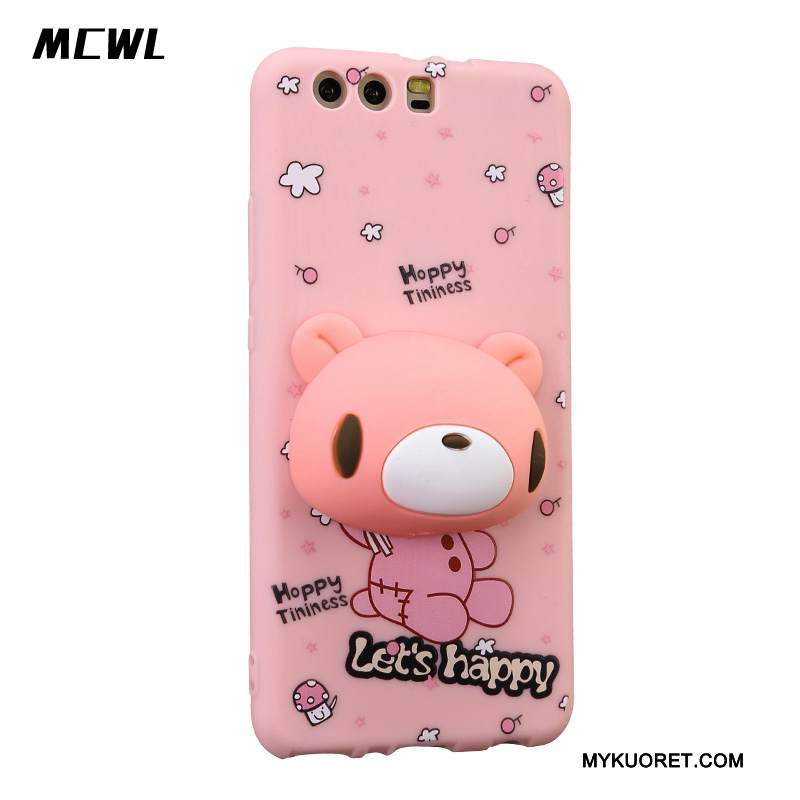 Kuori Huawei P10 Luova Jauhe Murtumaton, Kotelo Huawei P10 Suojaus Ripustettava Kaula Puhelimen Kuoret