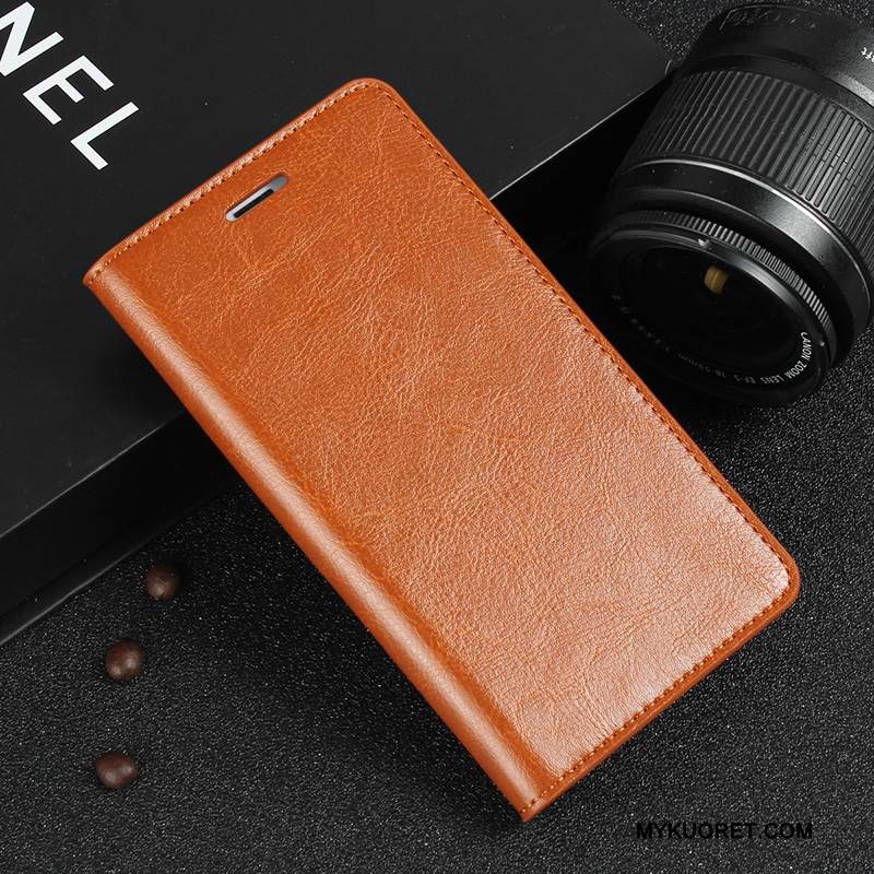 Kuori Huawei P10 Nahka Lehmä Murtumaton, Kotelo Huawei P10 Kuoret Keltainen