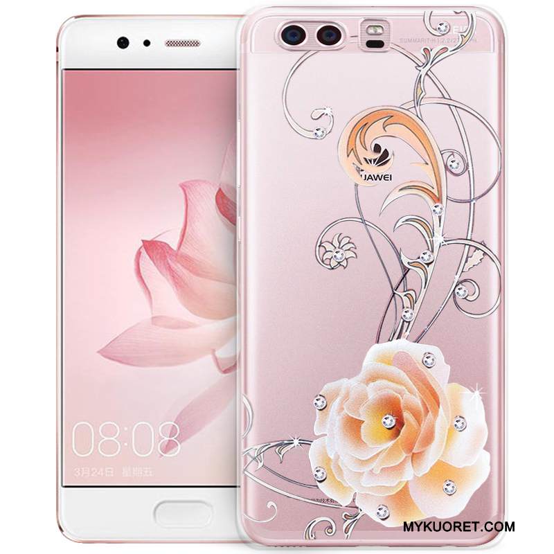 Kuori Huawei P10 Plus Laukut Murtumaton Trendi, Kotelo Huawei P10 Plus Kohokuviointi Puhelimen Kuoret Jauhe