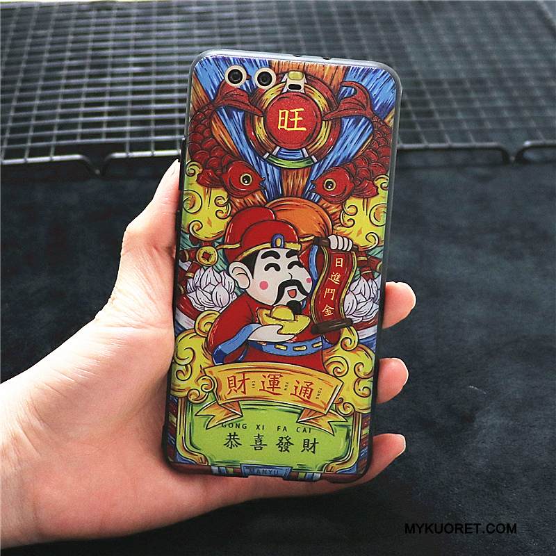 Kuori Huawei P10 Plus Monivärinen Persoonallisuus Rikkauden Jumala, Kotelo Huawei P10 Plus Luova Puhelimen Kuoret