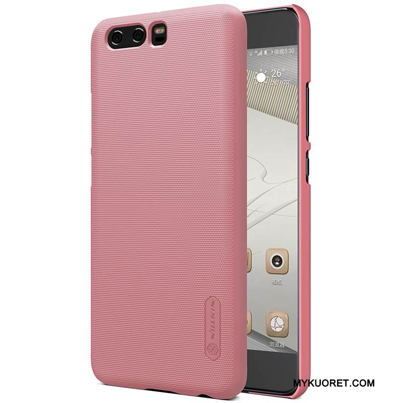Kuori Huawei P10 Plus Suojaus Murtumaton Kulta, Kotelo Huawei P10 Plus Kova Pesty Suede