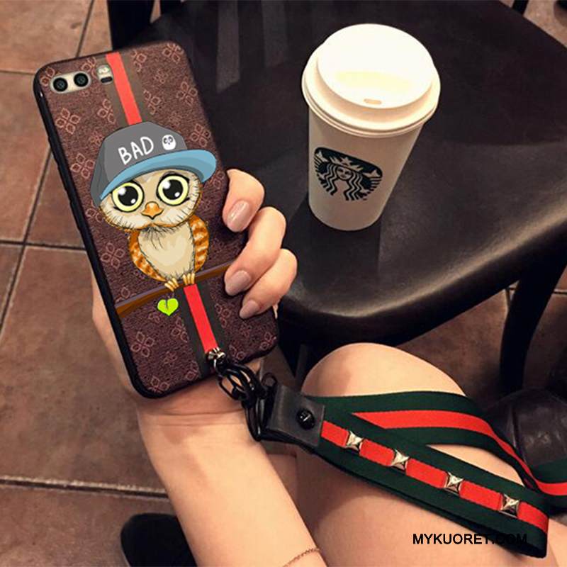 Kuori Huawei P10 Plus Suojaus Murtumaton Puhelimen Kuoret, Kotelo Huawei P10 Plus Laukut Sininen Ripustettavat Koristeet