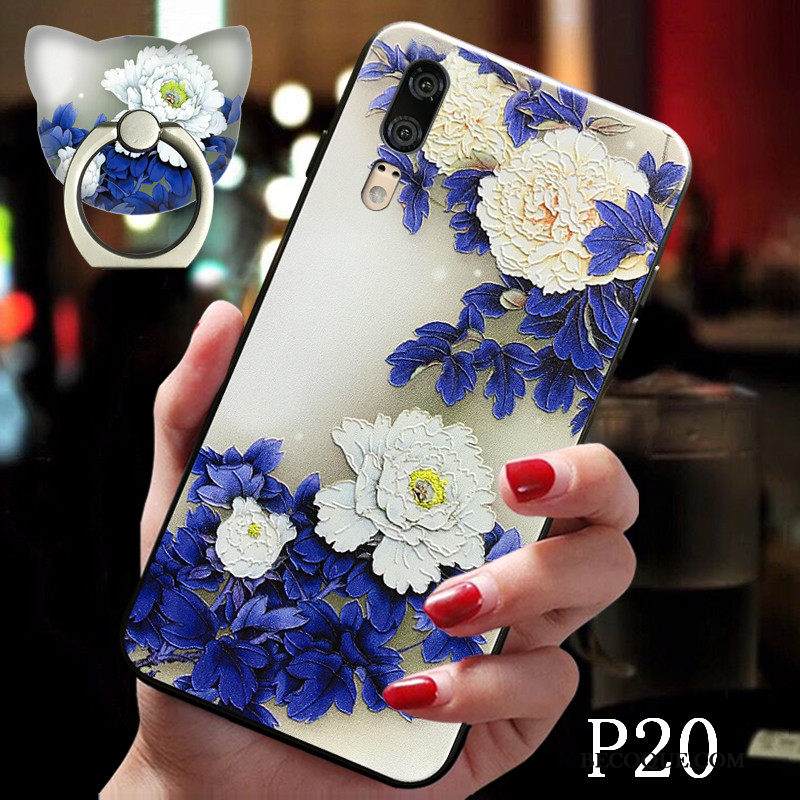 Kuori Huawei P20 Pehmeä Neste Pesty Suede Puhelimen Kuoret, Kotelo Huawei P20 Suojaus Silmukka Ripustettavat Koristeet
