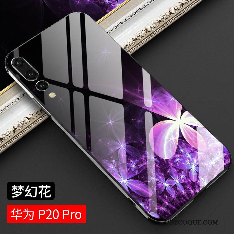 Kuori Huawei P20 Pro Luova Persoonallisuus Puhelimen Kuoret, Kotelo Huawei P20 Pro Ylellisyys Lasi Suuntaus