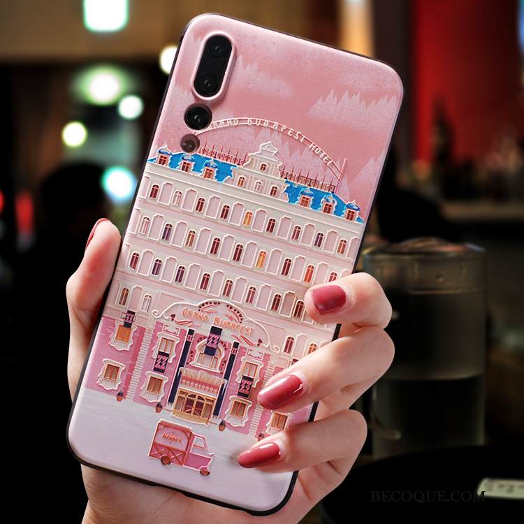 Kuori Huawei P20 Pro Luova Puhelimen Kuoret Pesty Suede, Kotelo Huawei P20 Pro Laukut Ihana Ultra