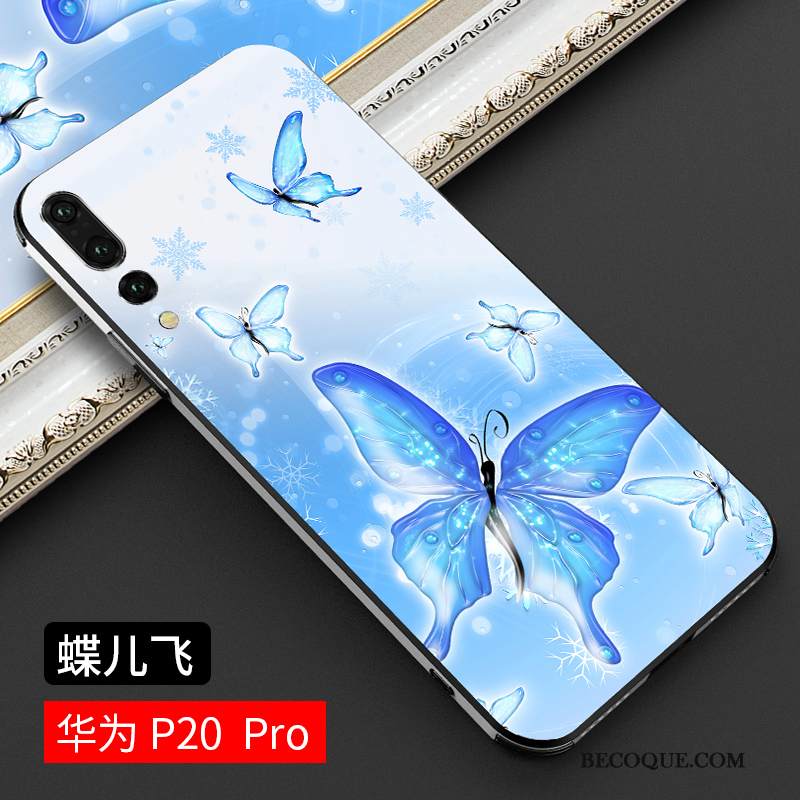 Kuori Huawei P20 Pro Luova Ylellisyys Persoonallisuus, Kotelo Huawei P20 Pro Laukut Murtumaton Sininen