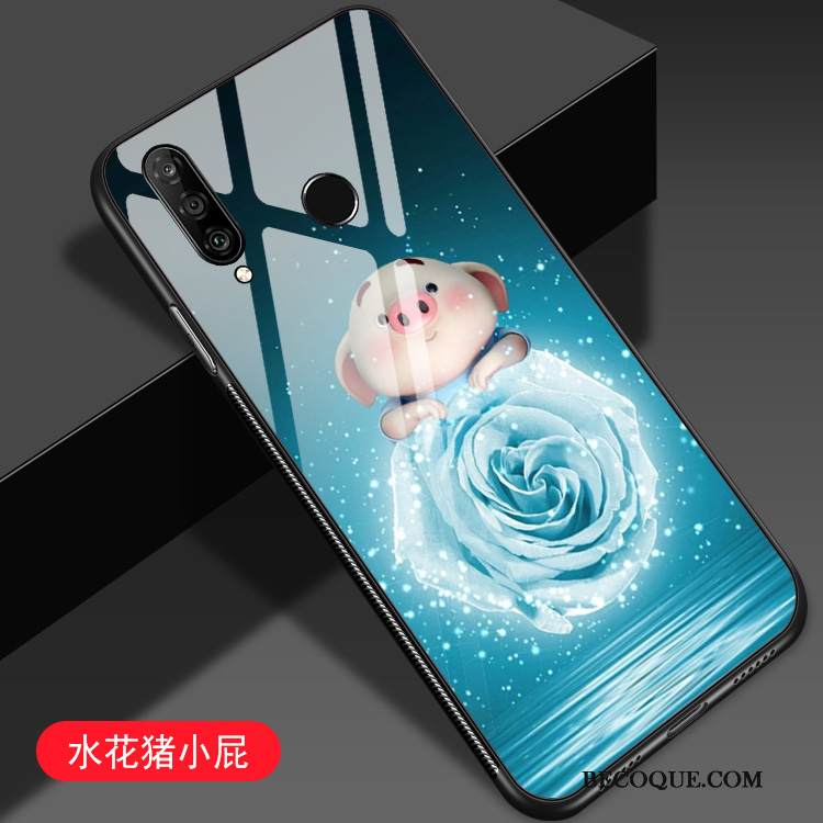 Kuori Huawei P30 Lite Sarjakuva Murtumaton Nuoret, Kotelo Huawei P30 Lite Suojaus Puhelimen Kuoret Sininen
