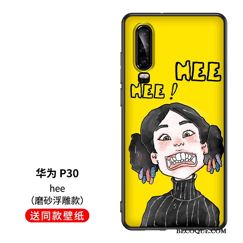 Kuori Huawei P30 Luova Ihana Rakastunut, Kotelo Huawei P30 Laukut Persoonallisuus Trendi