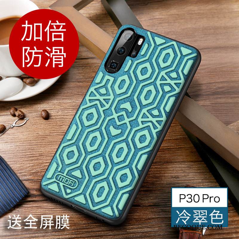 Kuori Huawei P30 Pro Laukut Liukumaton Murtumaton, Kotelo Huawei P30 Pro Luova Pesty Suede Ultra