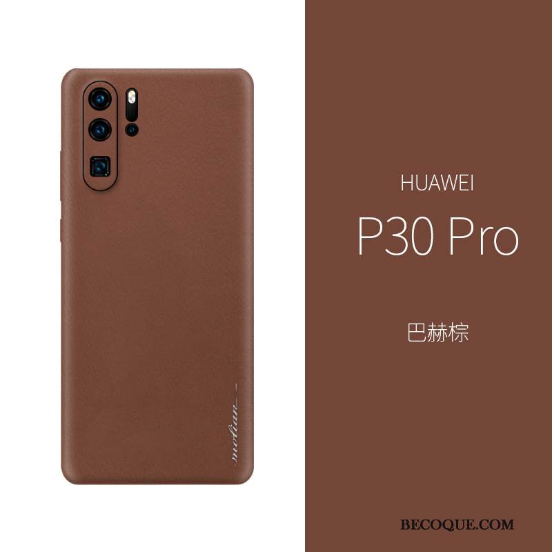 Kuori Huawei P30 Pro Laukut Trendi Persoonallisuus, Kotelo Huawei P30 Pro Nahka Ohut Murtumaton