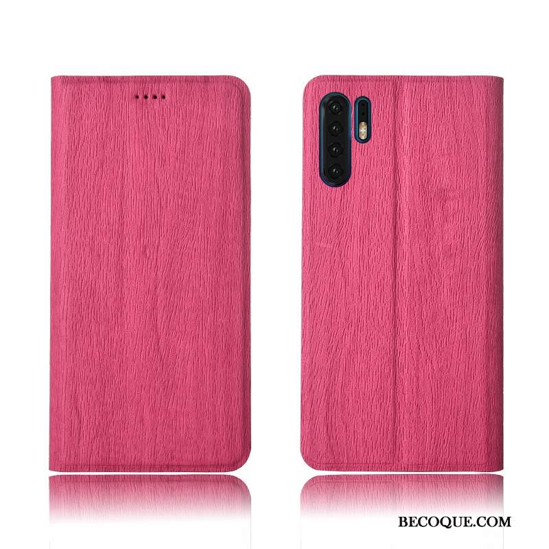 Kuori Huawei P30 Pro Laukut Uusi Murtumaton, Kotelo Huawei P30 Pro Nahka Kukkakuvio Puu