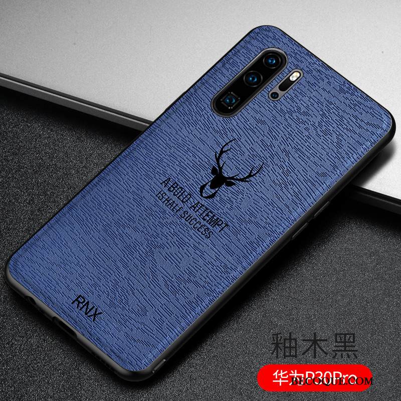 Kuori Huawei P30 Pro Silikoni Murtumaton Sininen, Kotelo Huawei P30 Pro Laukut Trendi Ultra