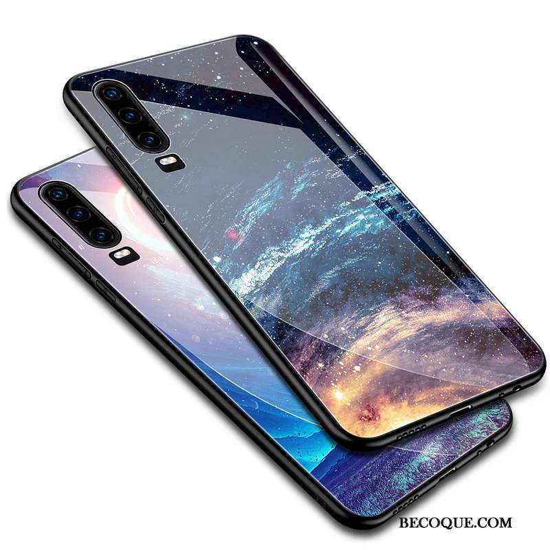 Kuori Huawei P30 Silikoni Ultra Ohut, Kotelo Huawei P30 Laukut Violetti Puhelimen Kuoret