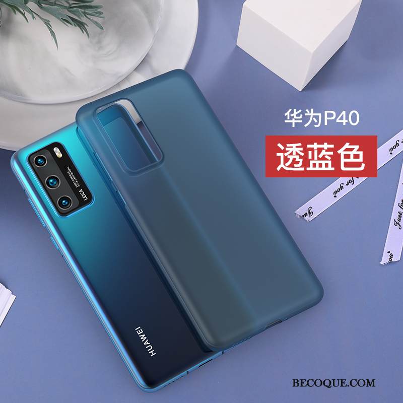 Kuori Huawei P40 Laukut Puhelimen Kuoret Läpinäkyvä, Kotelo Huawei P40 Suojaus Ultra Uusi