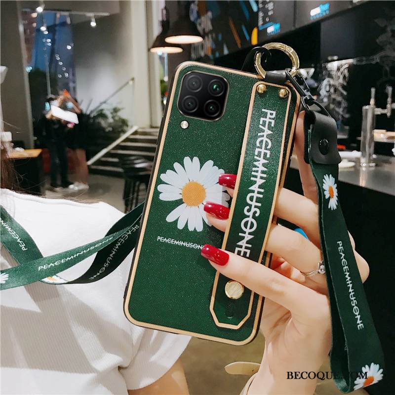 Kuori Huawei P40 Lite Suojaus Vihreä Puhelimen Kuoret, Kotelo Huawei P40 Lite Laukut Murtumaton Pesty Suede