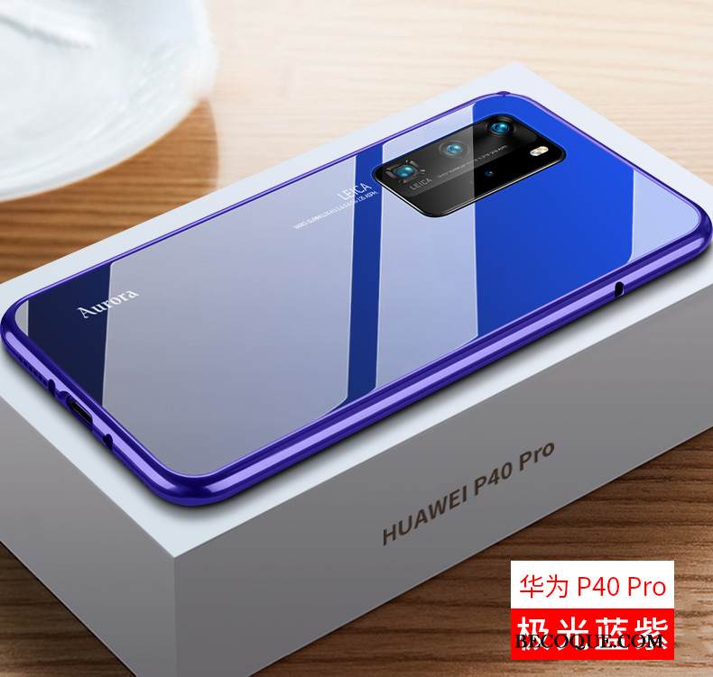 Kuori Huawei P40 Pro Suojaus Ylellisyys Lasi, Kotelo Huawei P40 Pro Laukut Persoonallisuus Trendi