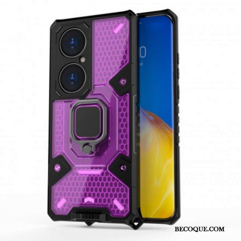 Kuori Huawei P50 Pro Honeycomb Resistant Hybrid