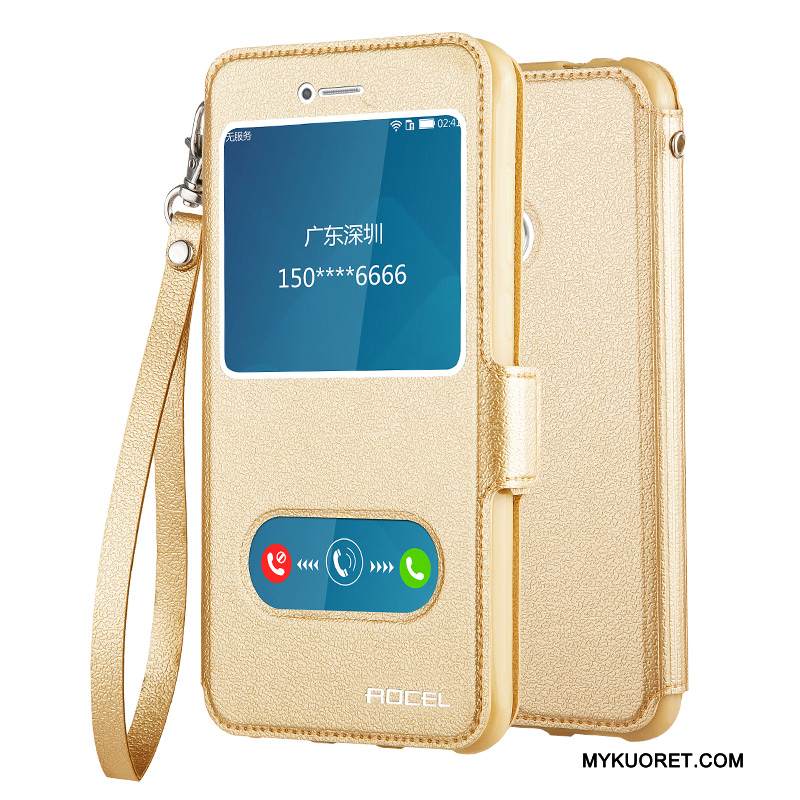 Kuori Huawei P8 Lite 2017 Laukut Nuoret Puhelimen Kuoret, Kotelo Huawei P8 Lite 2017 Nahka Murtumaton Kulta