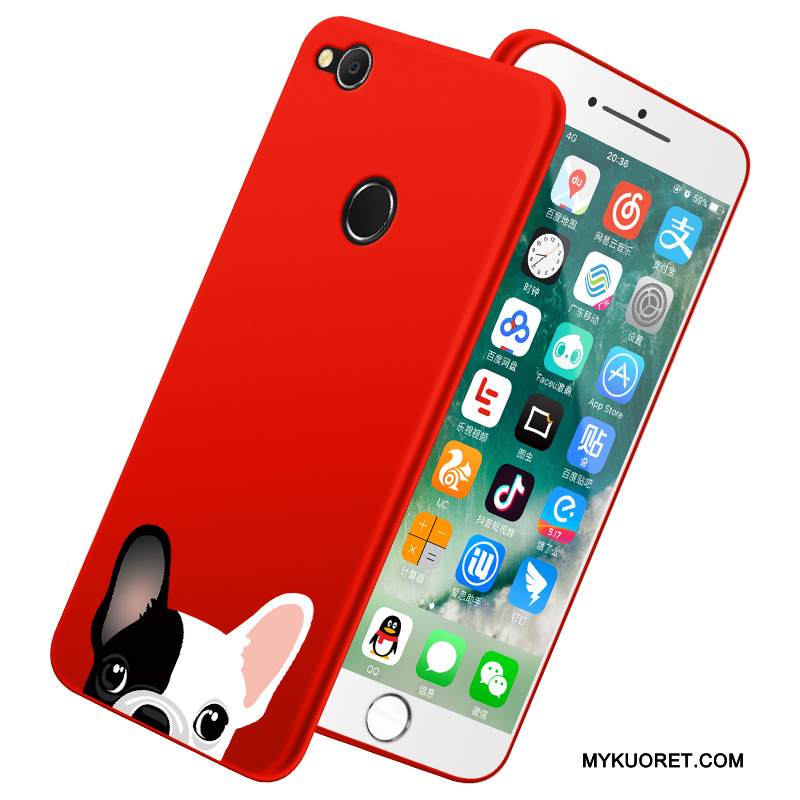 Kuori Huawei P8 Lite 2017 Suojaus Trendi Puhelimen Kuoret, Kotelo Huawei P8 Lite 2017 Laukut Punainen Uusi