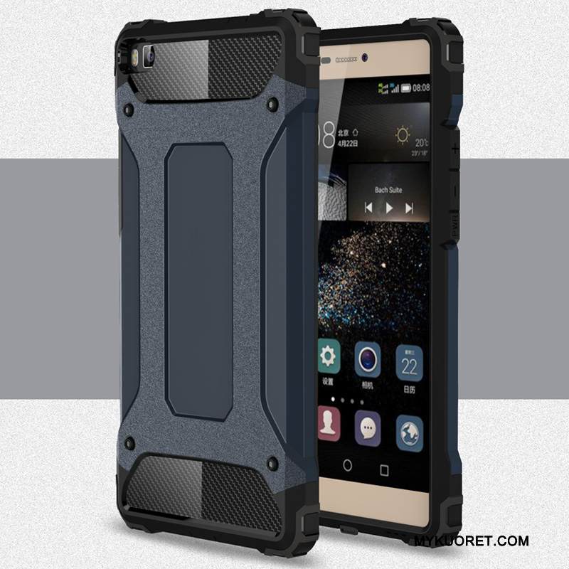 Kuori Huawei P8 Suojaus Pesty Suede Nuoret, Kotelo Huawei P8 Metalli Puhelimen Kuoret 说