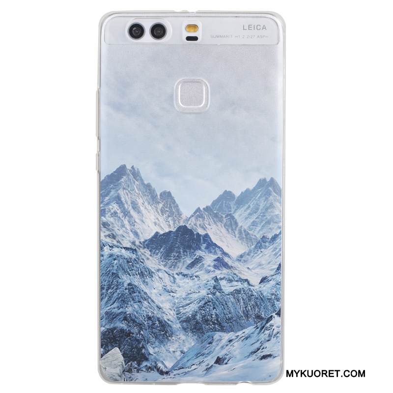 Kuori Huawei P9 Plus Laukut Puhelimen Kuoret Sininen, Kotelo Huawei P9 Plus Silikoni