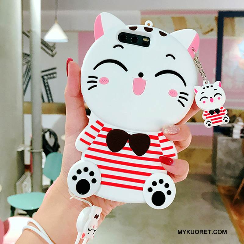 Kuori Huawei P9 Plus Laukut Rikkaus Kissa, Kotelo Huawei P9 Plus Sarjakuva Murtumaton Ripustettavat Koristeet