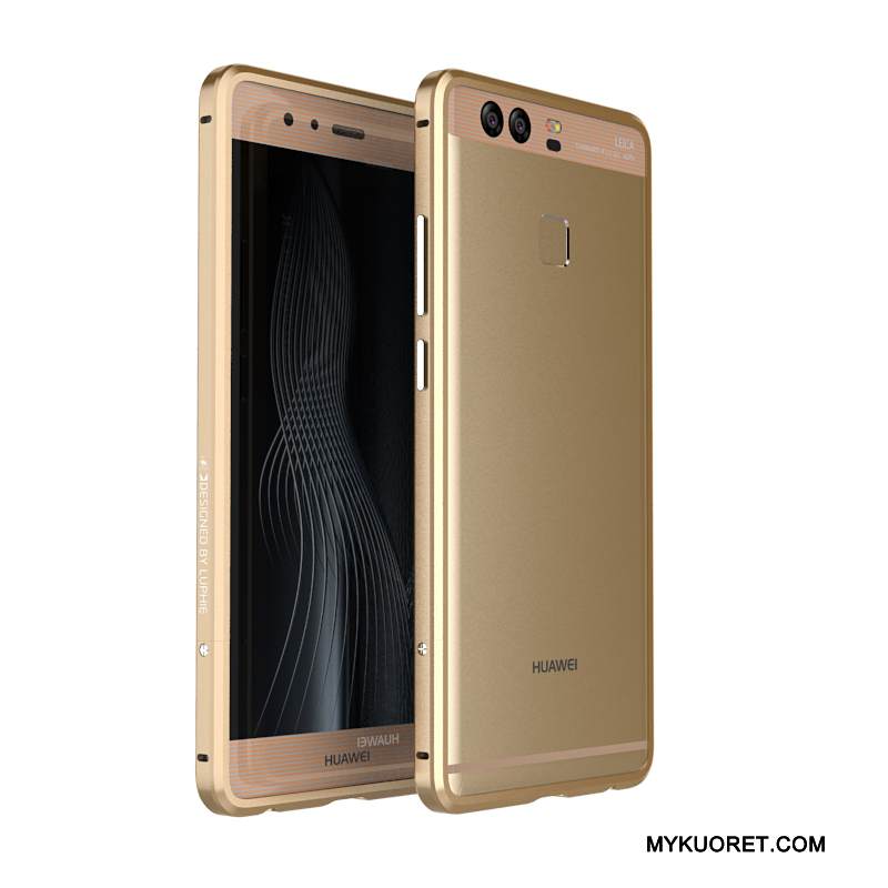 Kuori Huawei P9 Plus Metalli Yksinkertainen Kehys, Kotelo Huawei P9 Plus Suojaus Kova Ohut