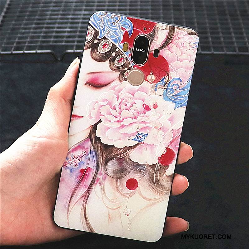 Kuori Huawei P9 Plus Monivärinen Hua Dan Kiinalainen Tyyli, Kotelo Huawei P9 Plus Luova Murtumaton Persoonallisuus