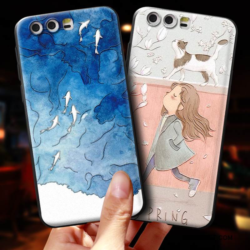 Kuori Huawei P9 Plus Pehmeä Neste Sininen Murtumaton, Kotelo Huawei P9 Plus Suojaus Puhelimen Kuoret Trendi