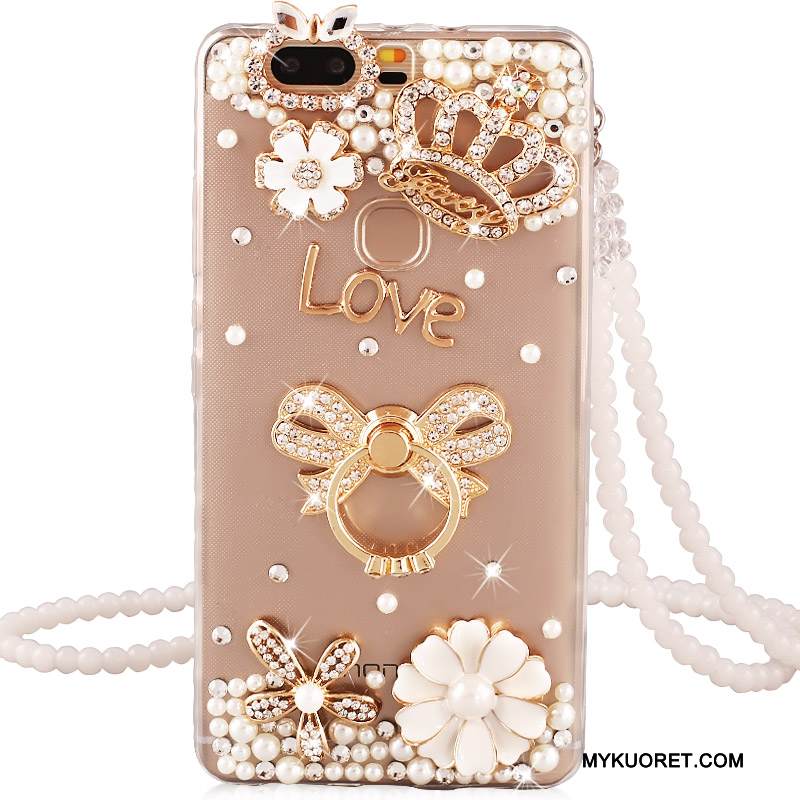 Kuori Huawei P9 Plus Silikoni Läpinäkyvä Puhelimen Kuoret, Kotelo Huawei P9 Plus Pehmeä Neste Murtumaton Kulta