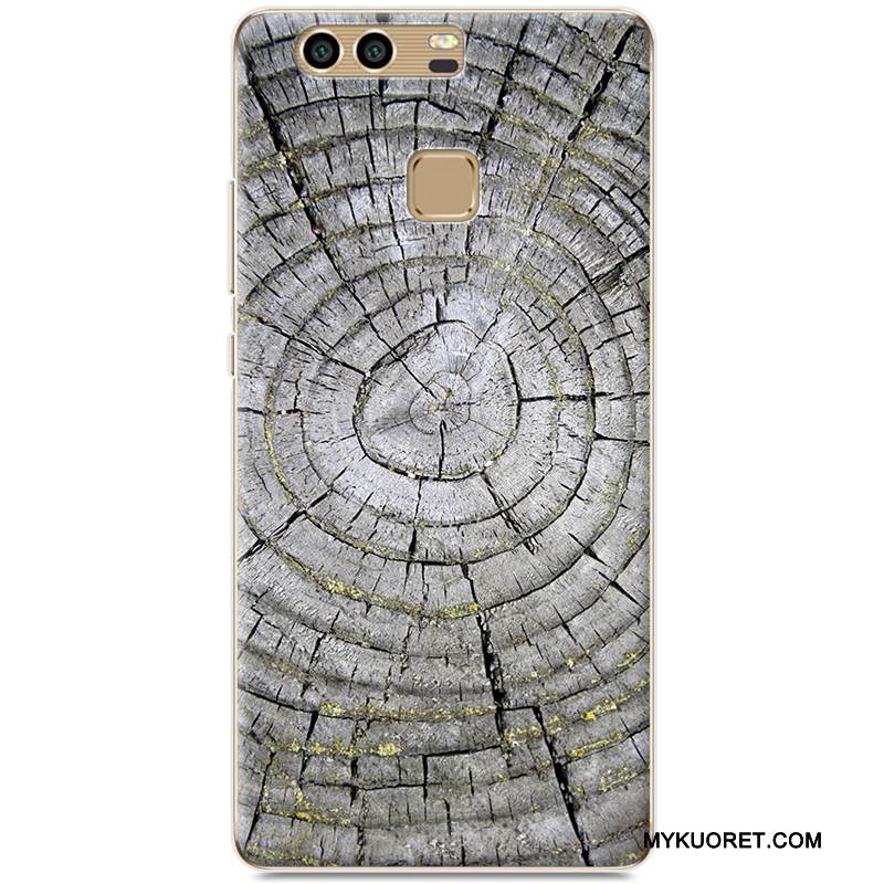 Kuori Huawei P9 Puulajit Kova Puhelimen Kuoret, Kotelo Huawei P9 Luova Harmaa