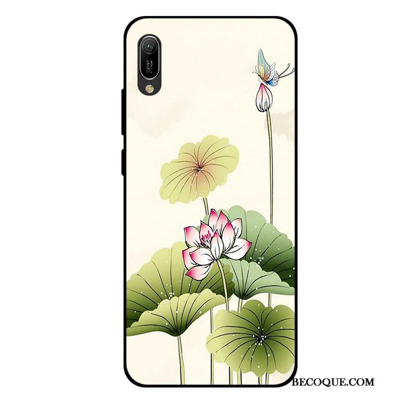 Kuori Huawei Y6 2019 Laukut Murtumaton Kustannukset, Kotelo Huawei Y6 2019 Pesty Suede Puhelimen Kuoret