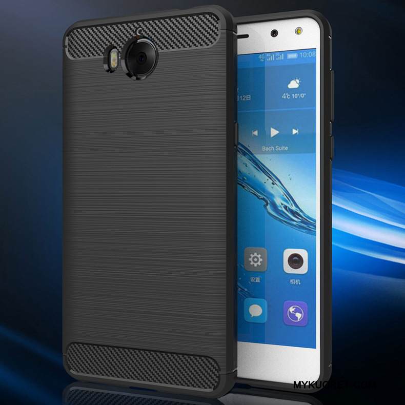 Kuori Huawei Y6 Pro 2017 Laukut Murtumaton Puhelimen Kuoret, Kotelo Huawei Y6 Pro 2017 Suojaus Musta