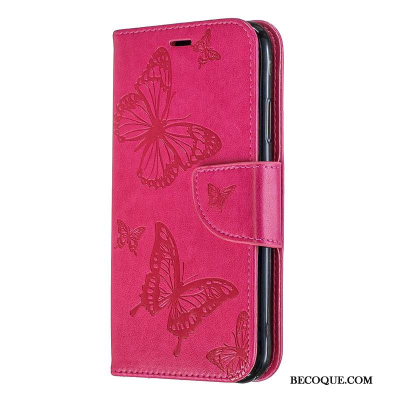 Kuori Huawei Y6s Nahka Puhelimen Kuoret Nuoret, Kotelo Huawei Y6s Kohokuviointi Ripustettavat Koristeet Punainen