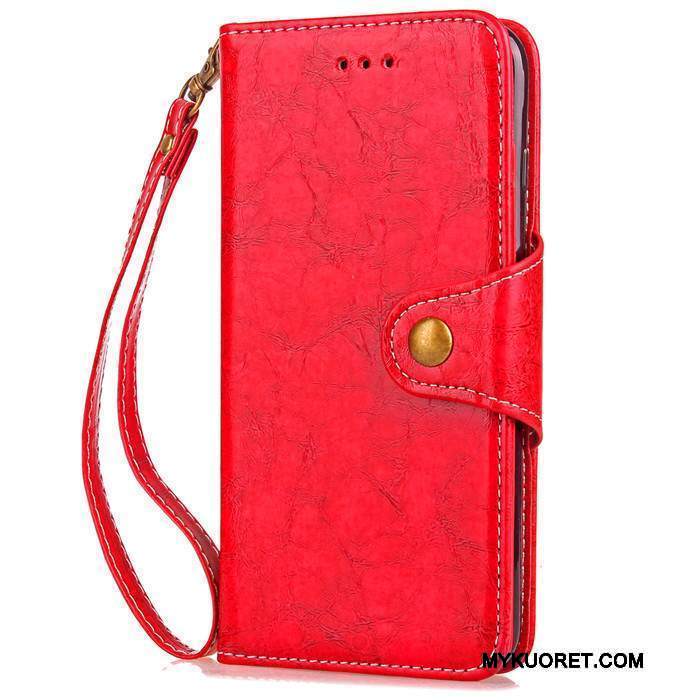 Kuori Lg G3 Nahka Murtumaton Punainen, Kotelo Lg G3 Kuoret