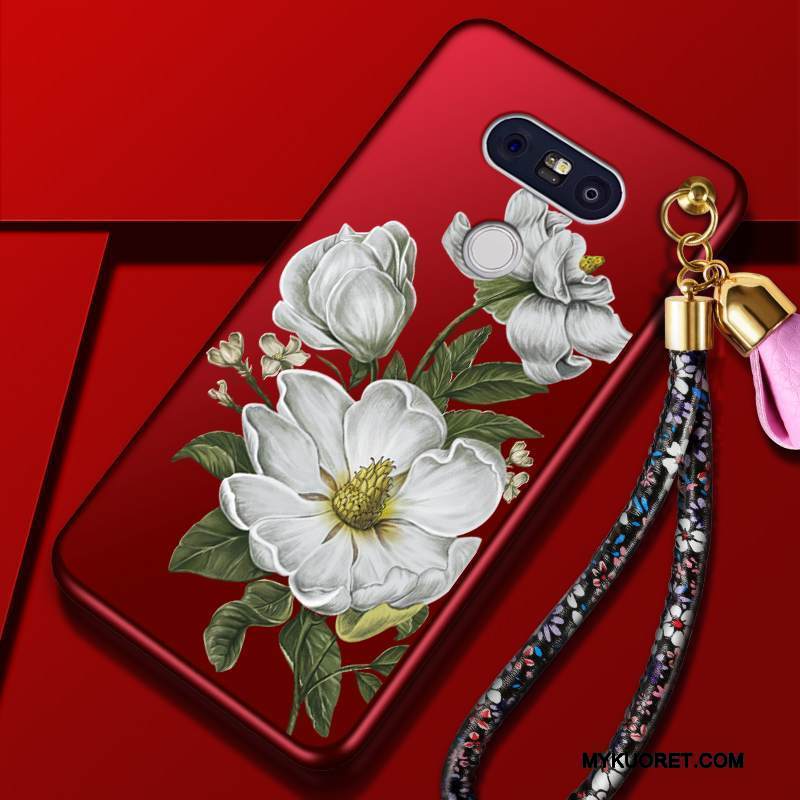 Kuori Lg G5 Laukut Ultra Puhelimen Kuoret, Kotelo Lg G5 Silikoni Punainen Trendi