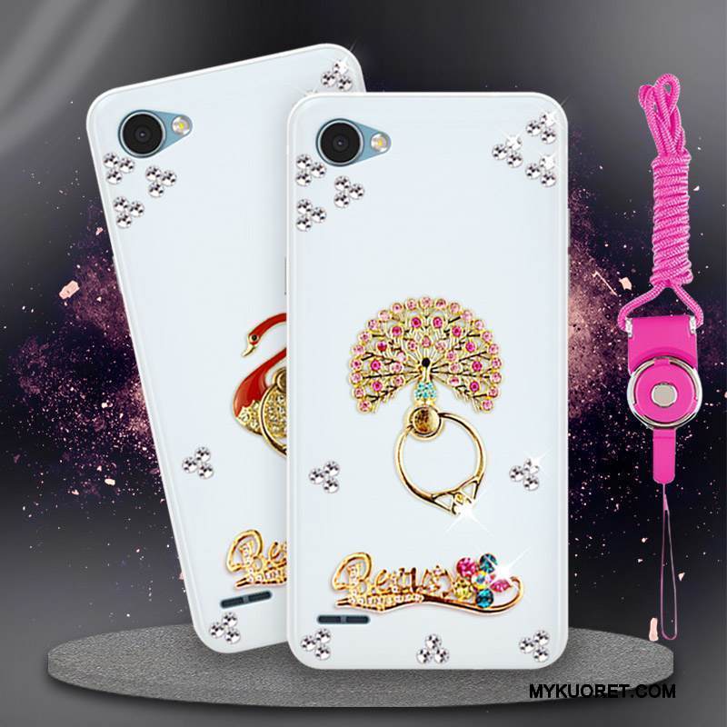 Kuori Lg G6 Strassi Puhelimen Kuoret Valkoinen, Kotelo Lg G6 Pehmeä Neste