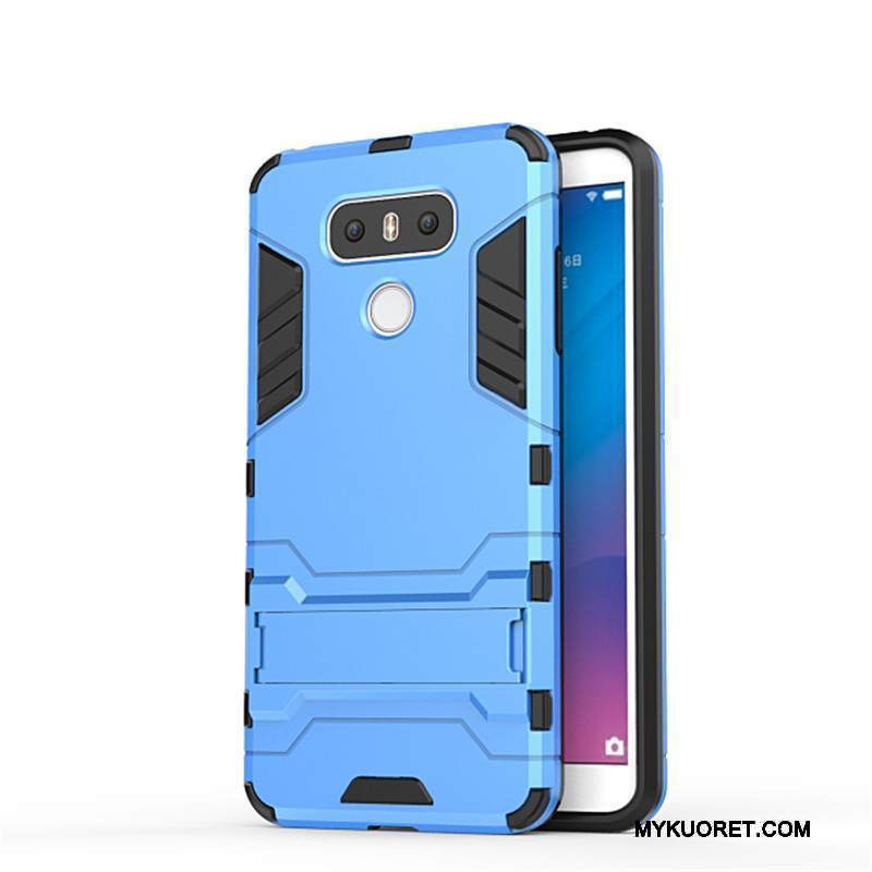 Kuori Lg G6 Tuki Sininen Kova, Kotelo Lg G6 Suojaus Puhelimen Kuoret Murtumaton