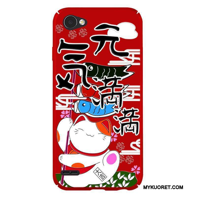 Kuori Lg Q6 Laukut Pesty Suede Ihana, Kotelo Lg Q6 Sarjakuva Persoonallisuus Ripustettavat Koristeet