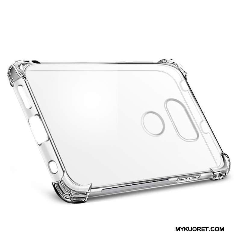 Kuori Lg Q6 Laukut Ultra Murtumaton, Kotelo Lg Q6 Pehmeä Neste Ohut Valkoinen