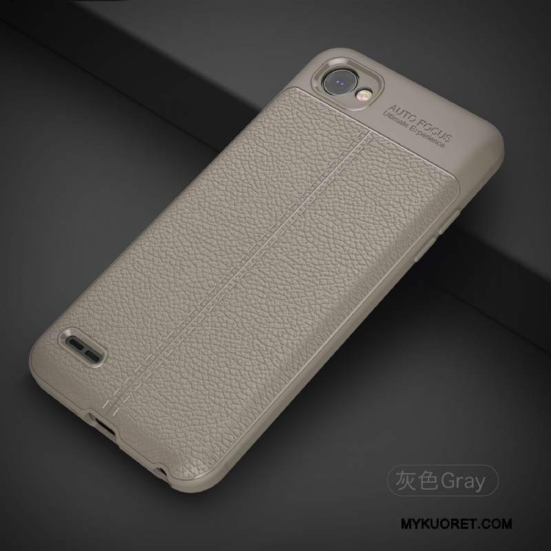 Kuori Lg Q6 Pehmeä Neste Murtumaton Puhelimen Kuoret, Kotelo Lg Q6 Laukut Pesty Suede Ohut