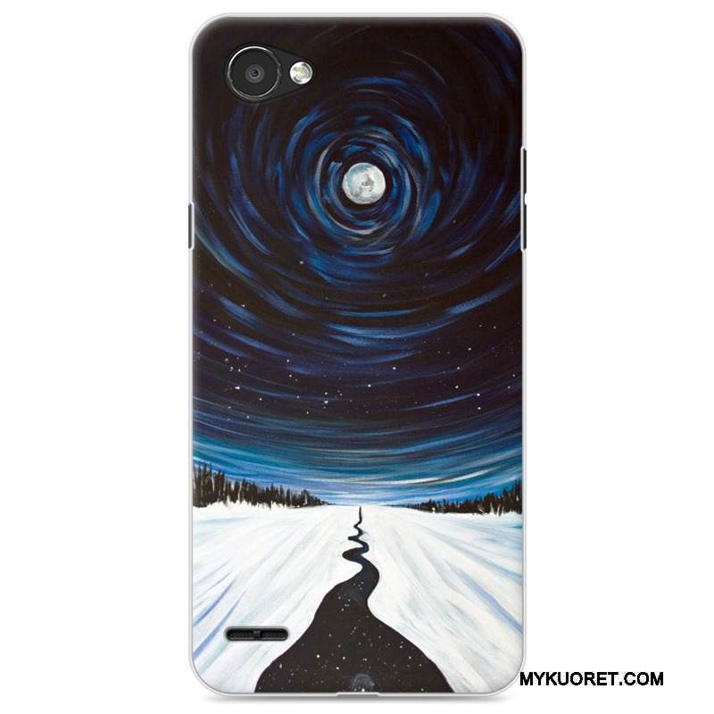 Kuori Lg Q6 Pehmeä Neste Sininen Trendi, Kotelo Lg Q6 Luova Puhelimen Kuoret Murtumaton