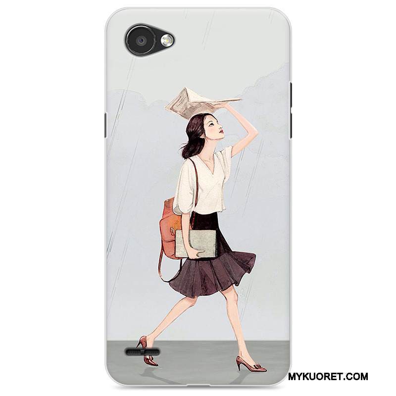 Kuori Lg Q6 Pehmeä Neste Vaalean Murtumaton, Kotelo Lg Q6 Laukut Puhelimen Kuoret Harmaa