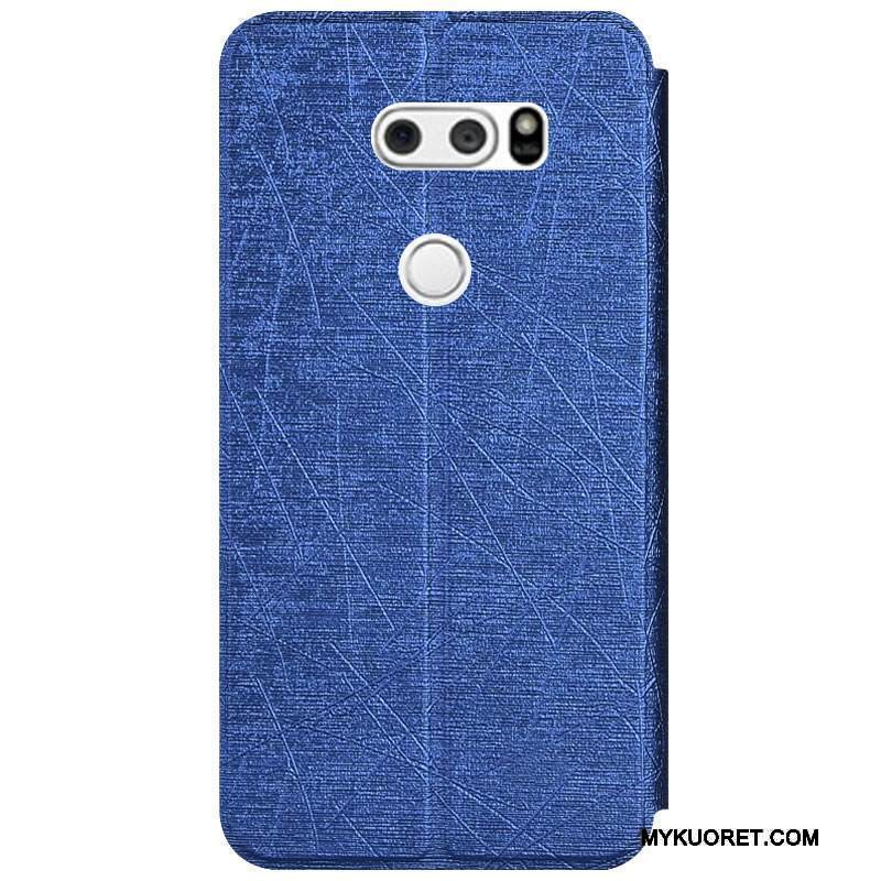 Kuori Lg V30 Pehmeä Neste Puhelimen Kuoret Murtumaton, Kotelo Lg V30 Kuoret Väriset Sininen