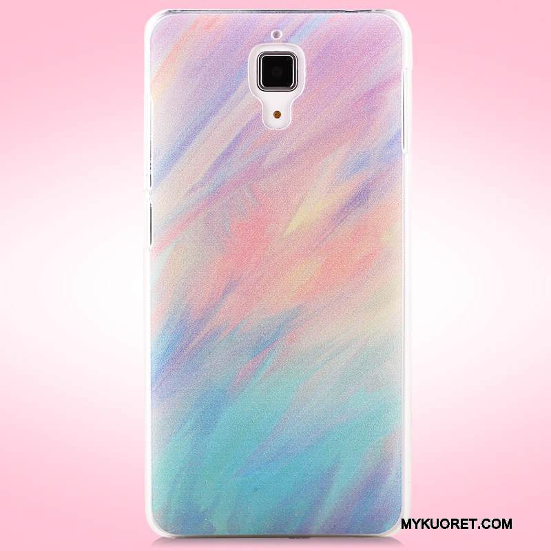 Kuori Mi 4 Monivärinen Kova Puhelimen Kuoret, Kotelo Mi 4 Suojaus Pieni