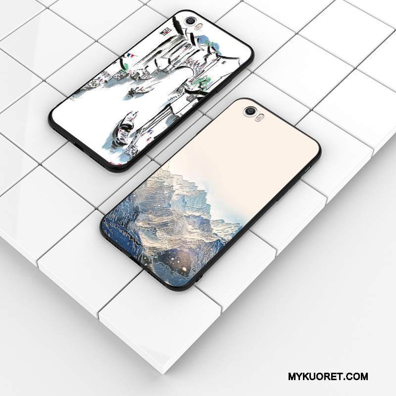 Kuori Mi 5 Pehmeä Neste Pesty Suede Kuvio, Kotelo Mi 5 Silikoni Persoonallisuus Puhelimen Kuoret