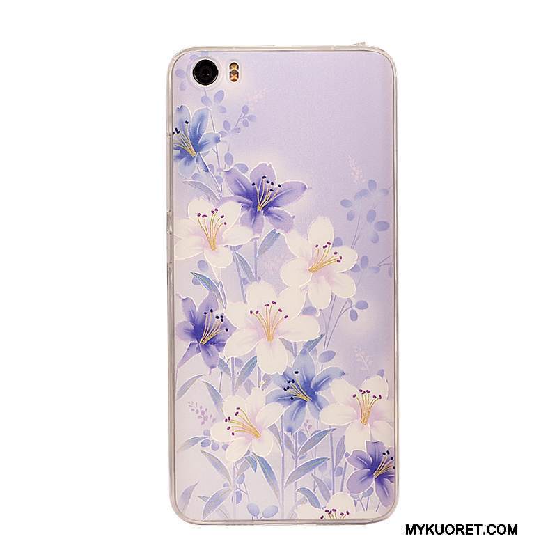 Kuori Mi 5 Sarjakuva Ohut Puhelimen Kuoret, Kotelo Mi 5 Suojaus Violetti Ultra