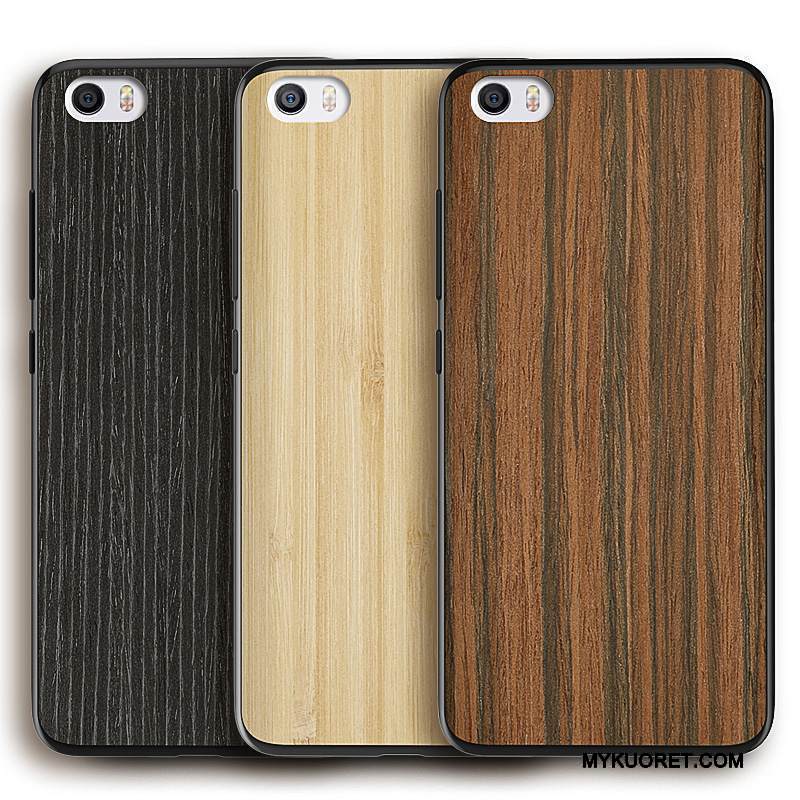 Kuori Mi 5 Suojaus Murtumaton Puhelimen Kuoret, Kotelo Mi 5 Puu Pieni Takakansi